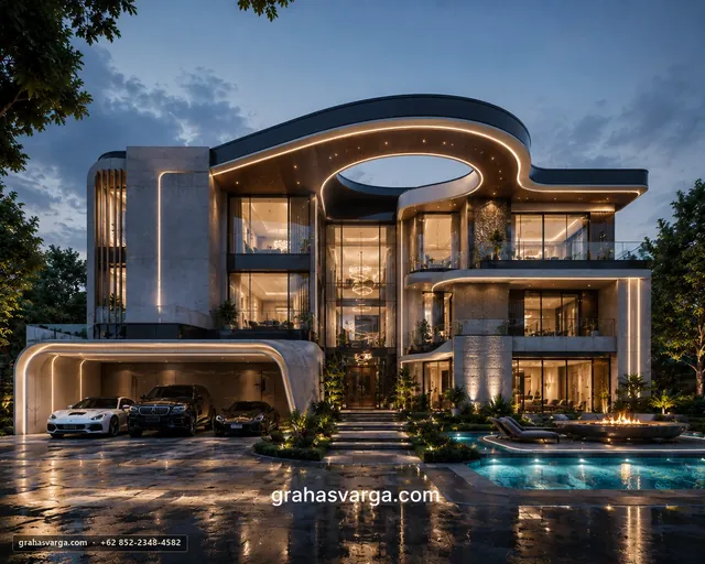 Futuristic Private Resort Arunika by Graha Svarga