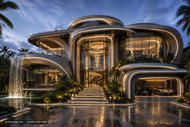 Futuristic Private Resort Nakshatra by Graha Svarga