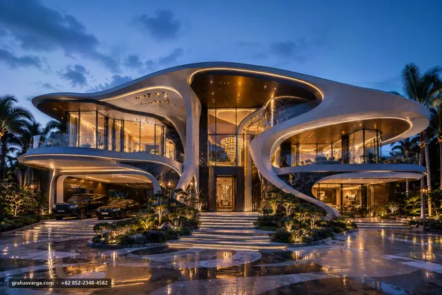 Futuristic Private Resort Mandala by Graha Svarga