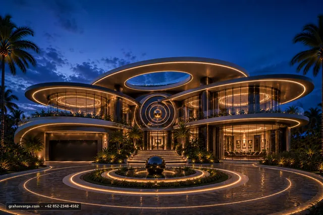 Futuristic Private Resort Navata by Graha Svarga