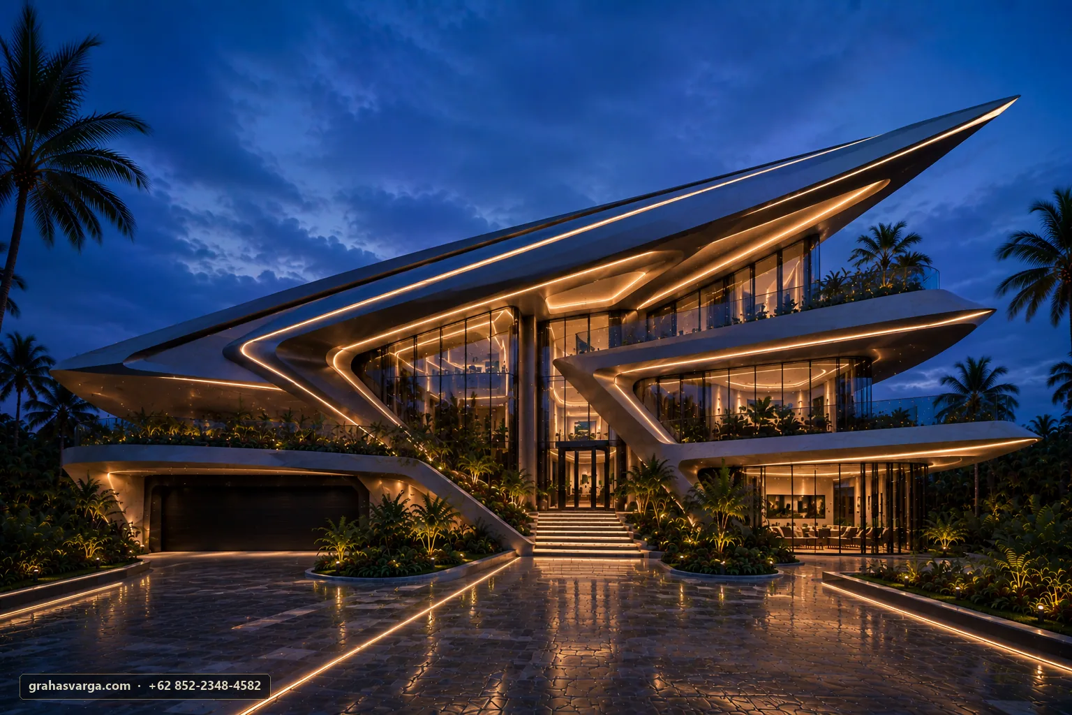 Rumah futuristik untuk berbagai kabupaten dan kota Indonesia karya Graha Svarga