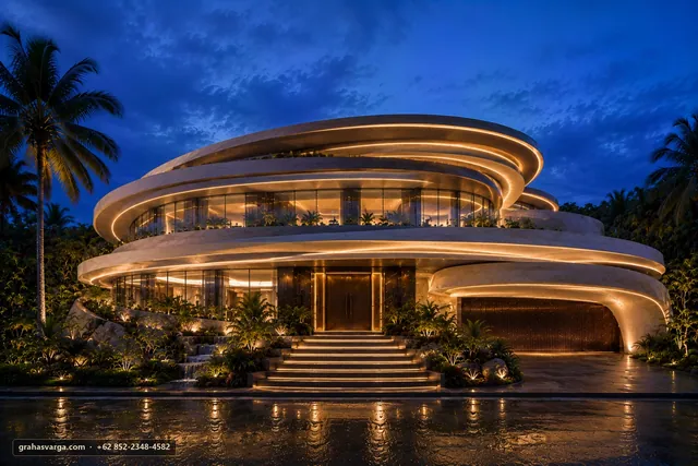 Futuristic Luxury Villa Vidya by Graha Svarga