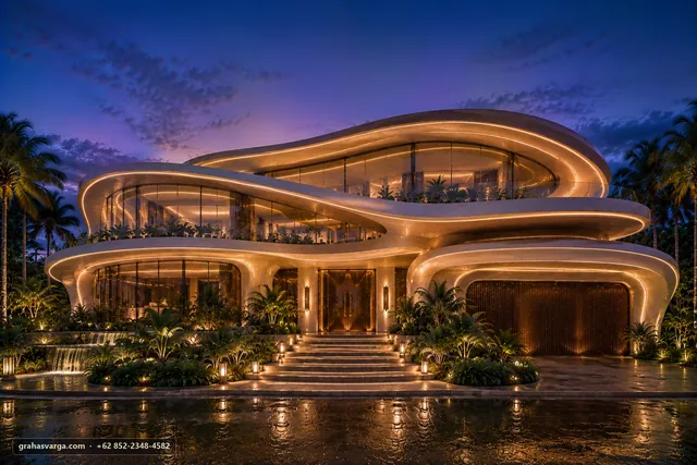 Futuristic Private Resort Visva by Graha Svarga