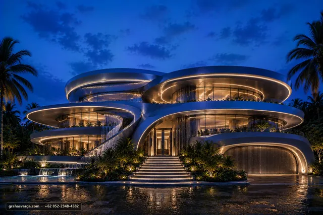 Futuristic Luxury Villa Agni by Graha Svarga