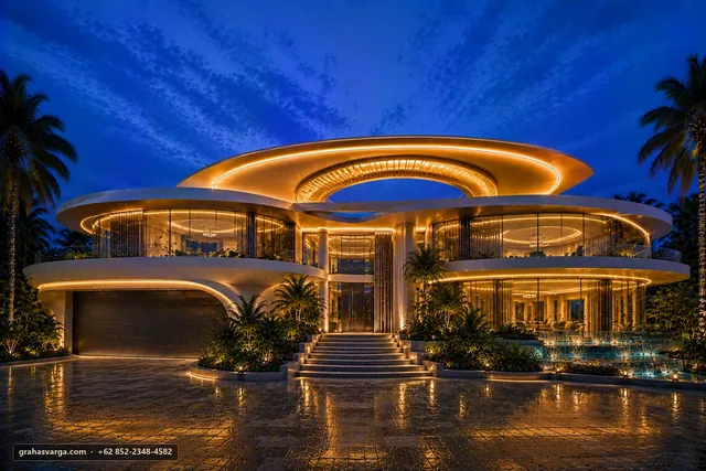 Futuristic Luxury Villa Kalpa by Graha Svarga