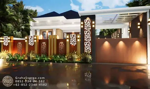 تصميم منزل خارجي من غراها سفارغا، المفهوم 028