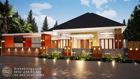 تصميم منزل خارجي من غراها سفارغا، المفهوم 053