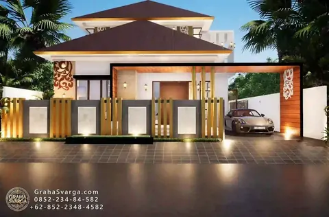 تصميم منزل خارجي من غراها سفارغا، المفهوم 058
