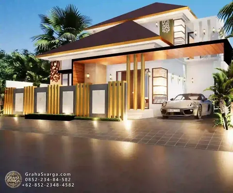 تصميم منزل خارجي من غراها سفارغا، المفهوم 058